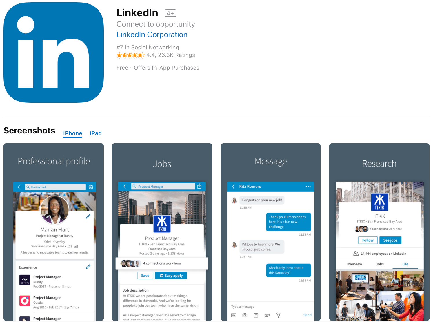 Marketing Apps LinkedIn